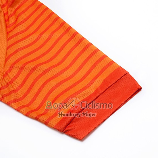 Euskadi Ropa Ciclismo Culotte Corto 2019 Hombre Mangas Cortas Naranja